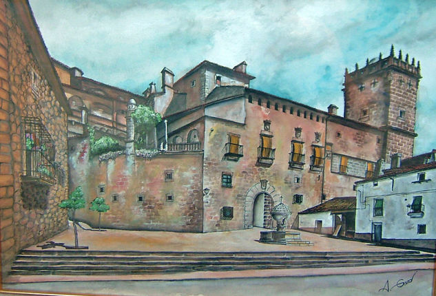 Plaza de Santo Domingo Watercolour Paper