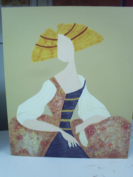MENINA. (ACRILICO)...