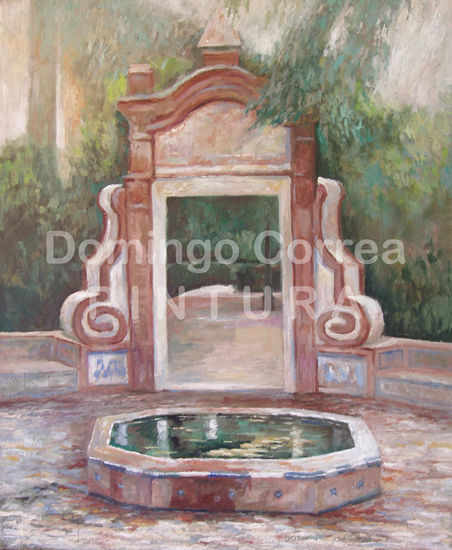 Jardines de Murillo, glorieta García Ramos Oil Canvas Landscaping