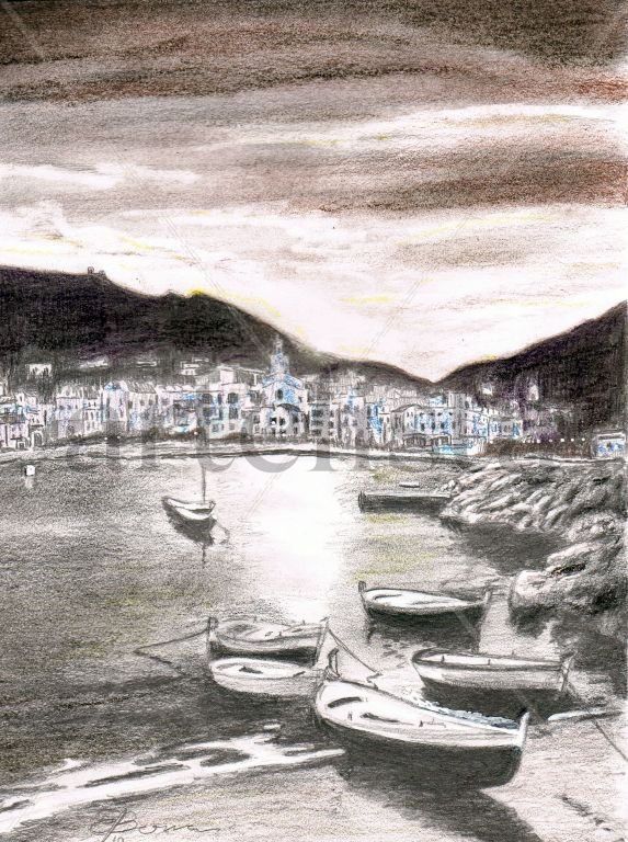 Crepúsculo de verano en Cadaqués