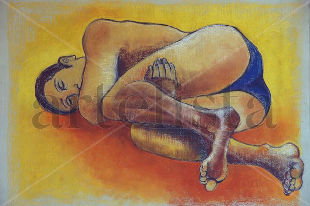 Figura en groc/Figura en amarillo