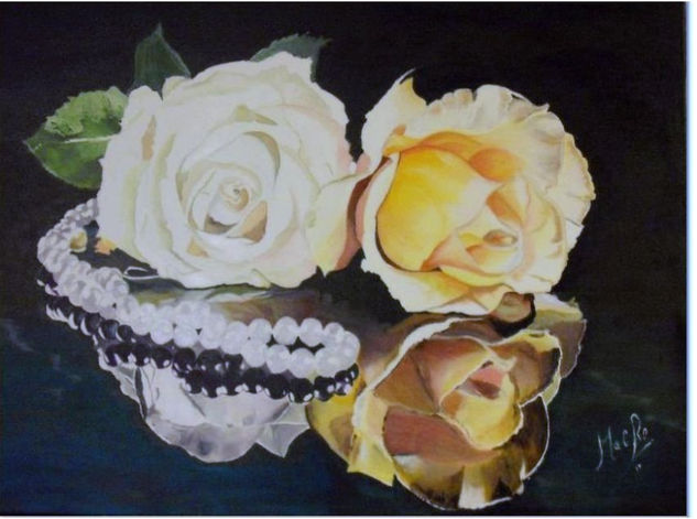 Obsequio Oil Canvas Floral Painting