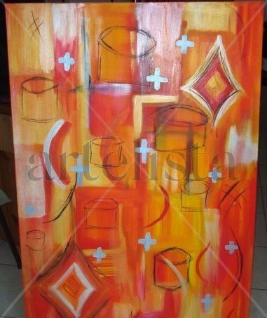 orange city Oil Canvas Others