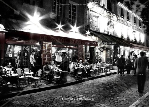 CAFES PARISINOS Fotoperiodismo y documental Blanco y Negro (Digital)