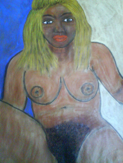 sin título (2) Pastel Paper Figure Painting