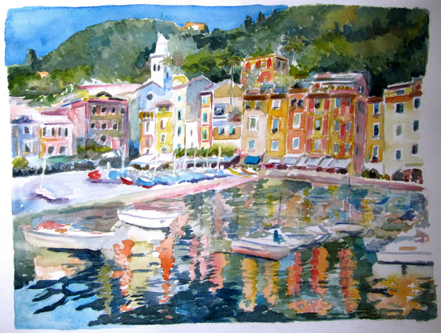 Portofino Watercolour Paper Landscaping