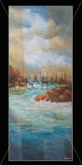 EL PASO DE LA MUERTE Oil Canvas Marine Painting