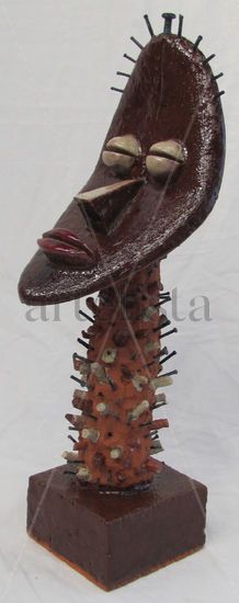 Escultura Afrobrasileira - Serenidade Pottery Figurative