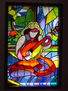 Vitral Mujer con guitarra