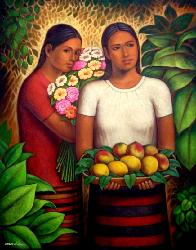 Mangos y flores