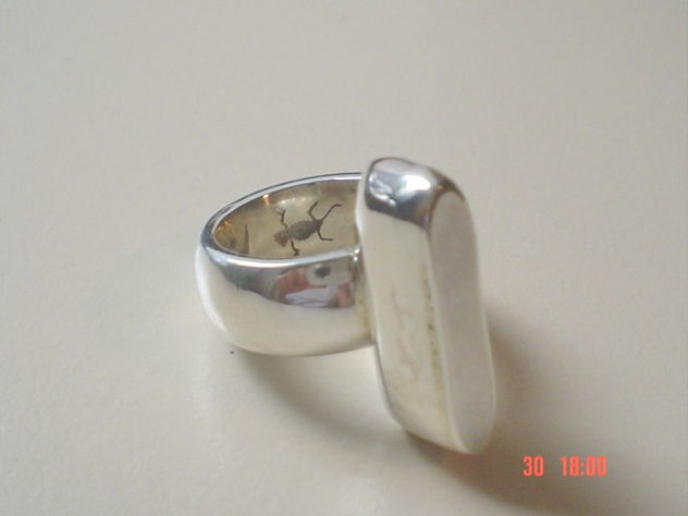 anillo con bata