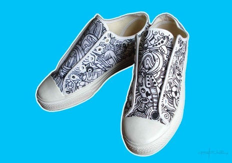 Overflowing shoes