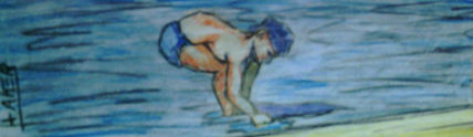 Niño en playa 36x11