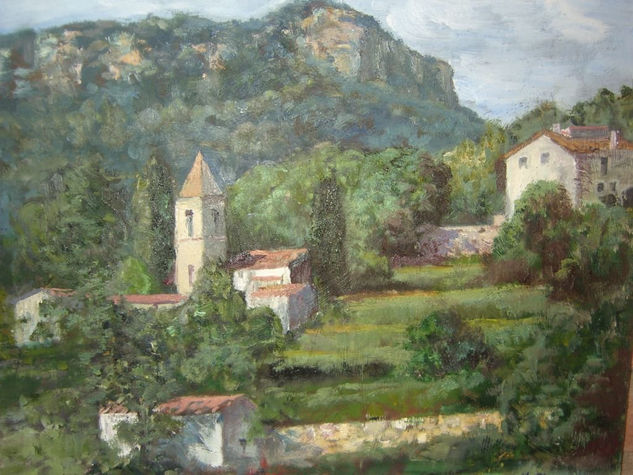 Sant Aniol de Finestres Oil Canvas Landscaping