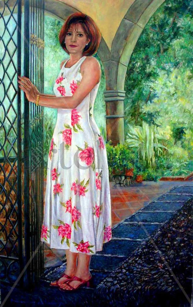 Elia y jardín