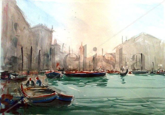 Venecia (segun Zbucvick) II Watercolour Paper Landscaping