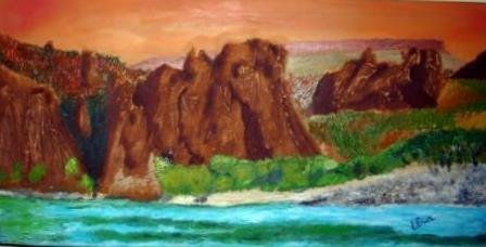 PILO LIL Oil Canvas Landscaping