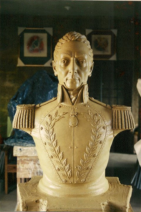 bolivar en arcilla