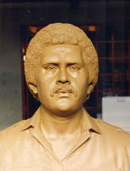 Busto en arcilla