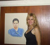 Retrato al creyón y pastel