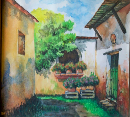 Patio soleado