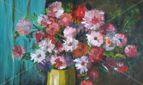 Mis obras, acrilicos, temperas, acuarelas, pintura sobre tela sin procesar, etc.