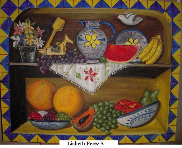 Bodegon de cocina Oil Canvas Still Life Paintings