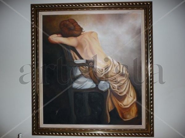 REPLICA DE LA AUTORA MERCEDES FARIÑA Oil Canvas Figure Painting