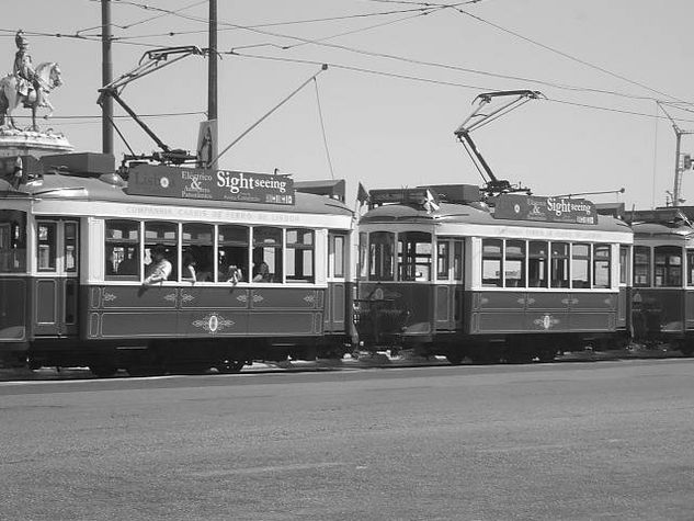 tranvia d'epoca Otras temáticas Blanco y Negro (Digital)