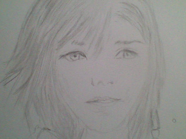 chica gerrera Pencil