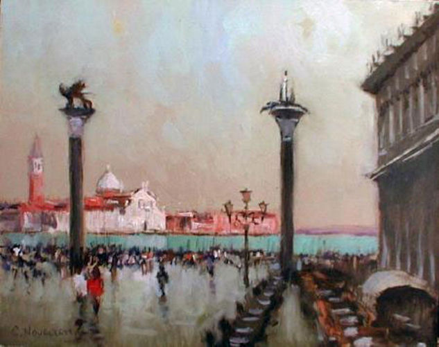 Piazza San Marco Oil Canvas Landscaping