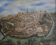 Panoramica de Toledo desde la otra orilla del rio