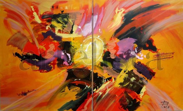 Explosion Acrylic Canvas Others