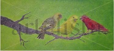 SINFONIA DE COLOR Oil Canvas Animals