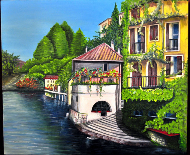 Lago Di Como-Italia Acrylic Canvas Landscaping