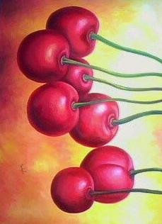 cerezos Oil Canvas Still Life Paintings