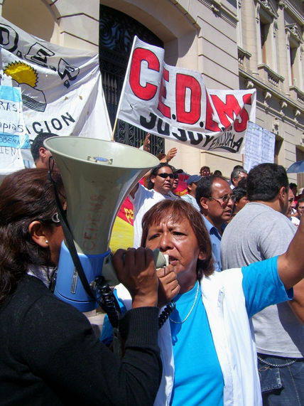 Docentes en lucha