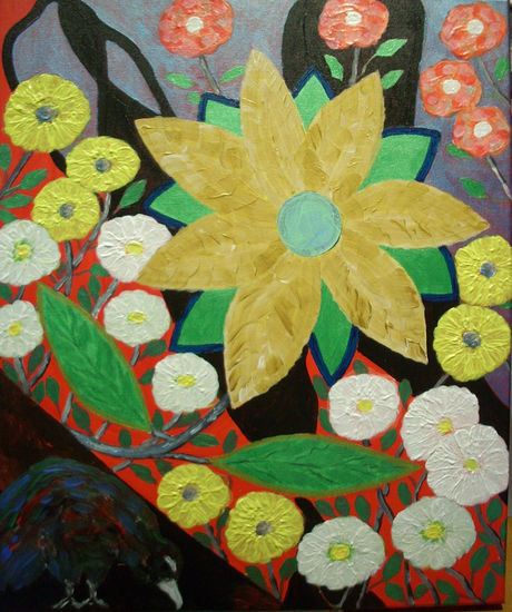 Pequeño jardín oriental Acrylic Canvas Others