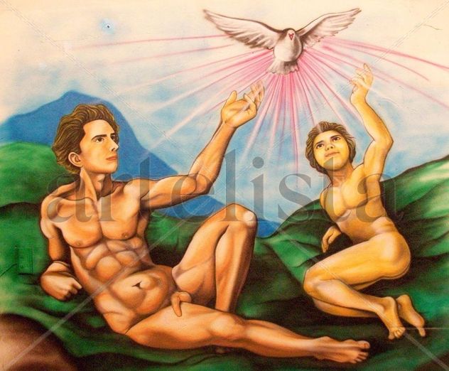 LA LLEGADA DEL ESPÍRITU SANTO SOBRE HOMBRES DE LA ROCA