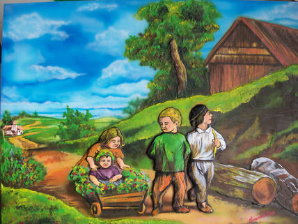 Paisaje con niños