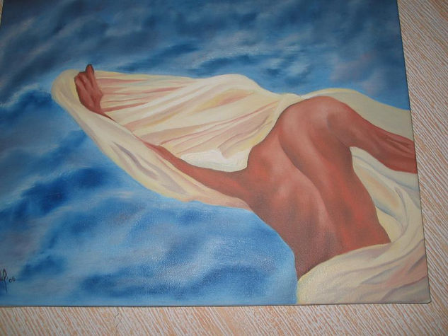 LIBERTAD A CIEGAS Oil Canvas