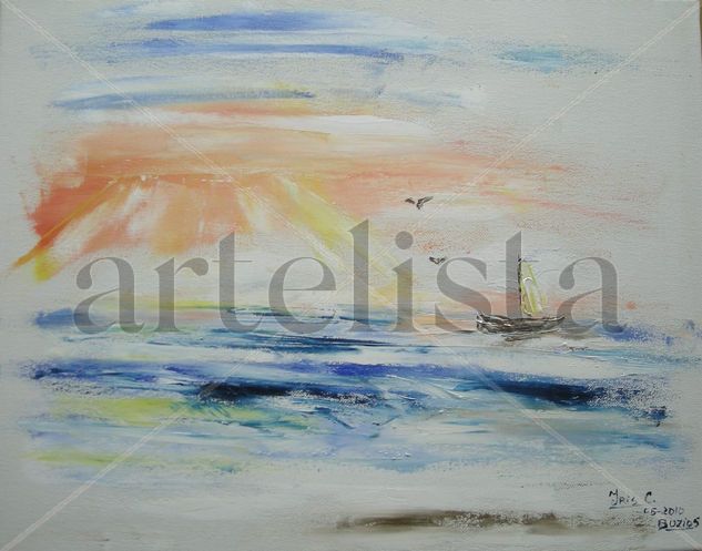 BUZIOS - BRASIL Oil Canvas Marine Painting