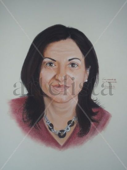 Rosi Pastel Paper Portrait