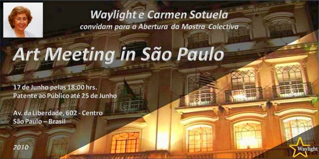 Art Meeting in Sao Paulo - Brasil Oil Canvas Landscaping