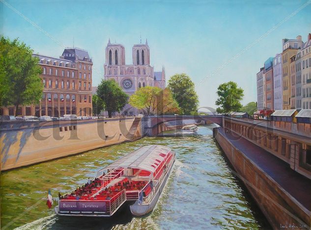 Verano en Paris Oil Canvas Landscaping