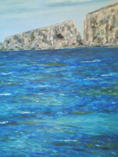 Cap des Freu Oil Canvas Marine Painting