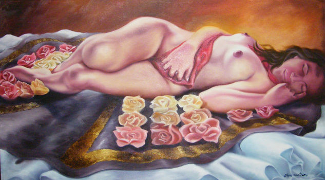 Otro Sanjuanero Oil Canvas Nude Paintings