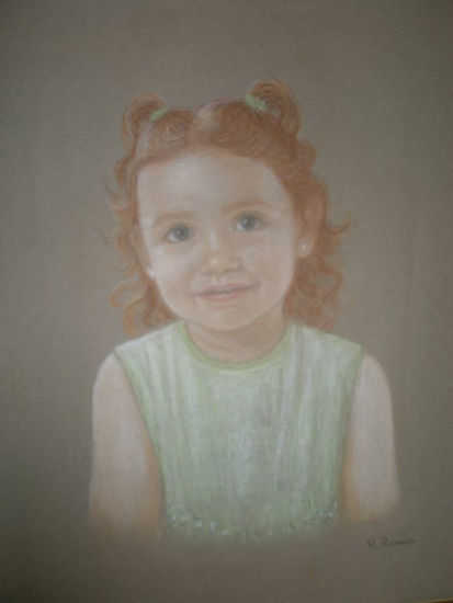 Myriam Pastel Papel Retrato