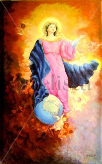 Virgen adolescente Oil Canvas Figure Painting