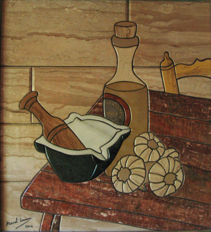 Bodegón botella de...